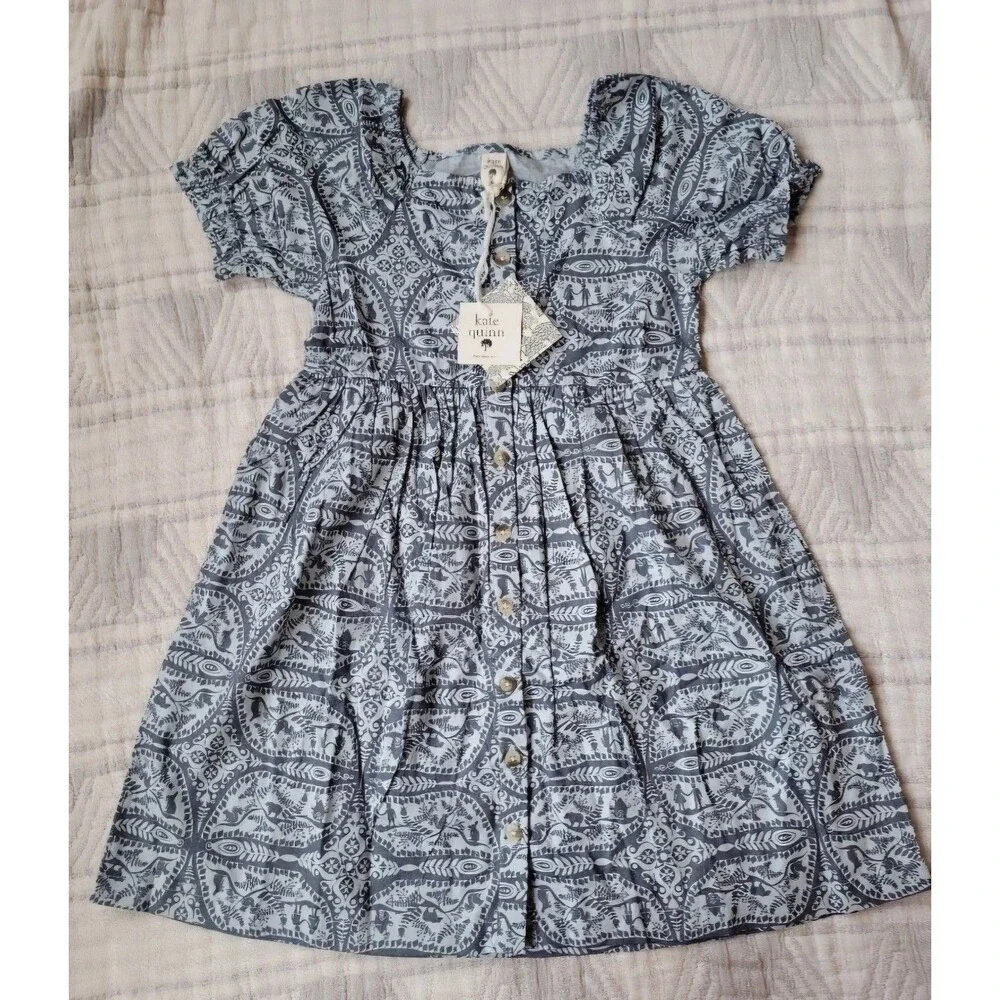 Kate Quinn Poplin Dress Hansel & Gretel Collection Kids 7Y‎ NWT